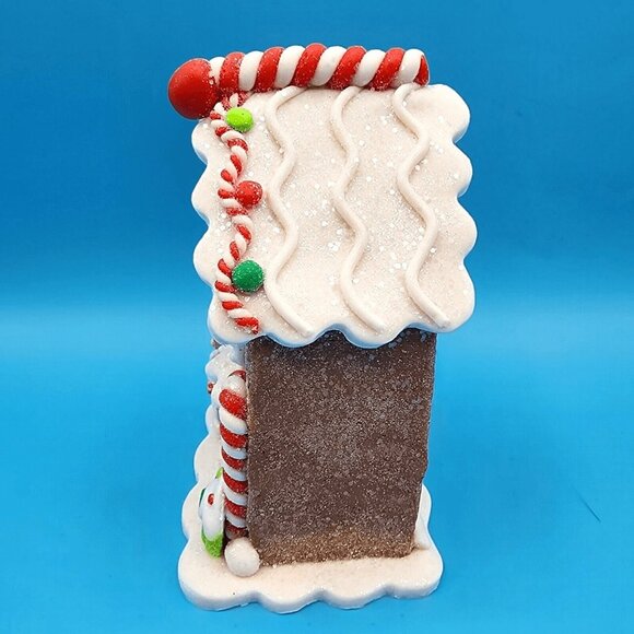 Gingerbread House Faux Cookie Candy Canes Gingerbread Man Cupcake Fake Bake Deco - Picture 3 of 8
